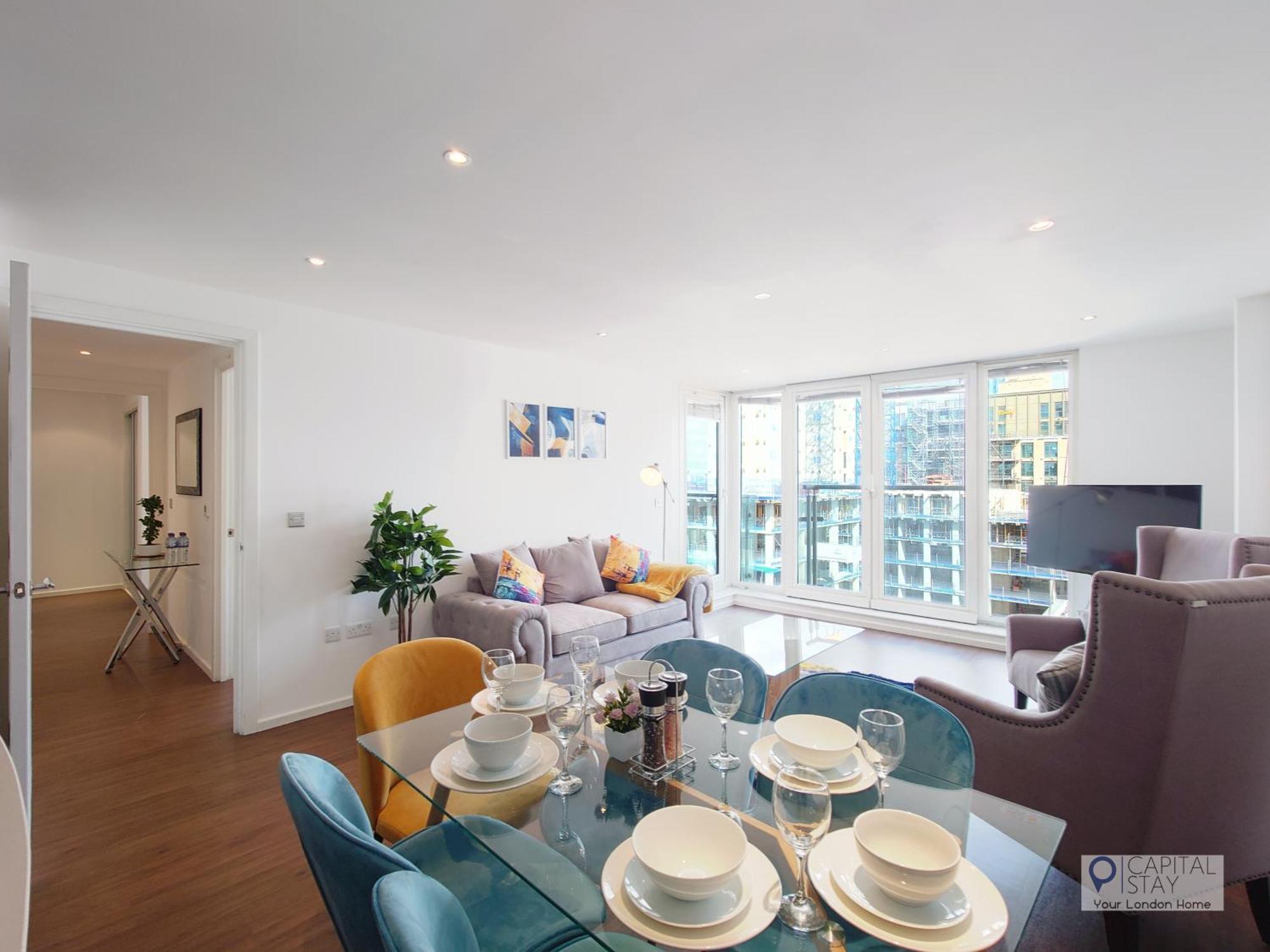 Deluxe Two Bed Apartment By London Excel & O2 Ngoại thất bức ảnh